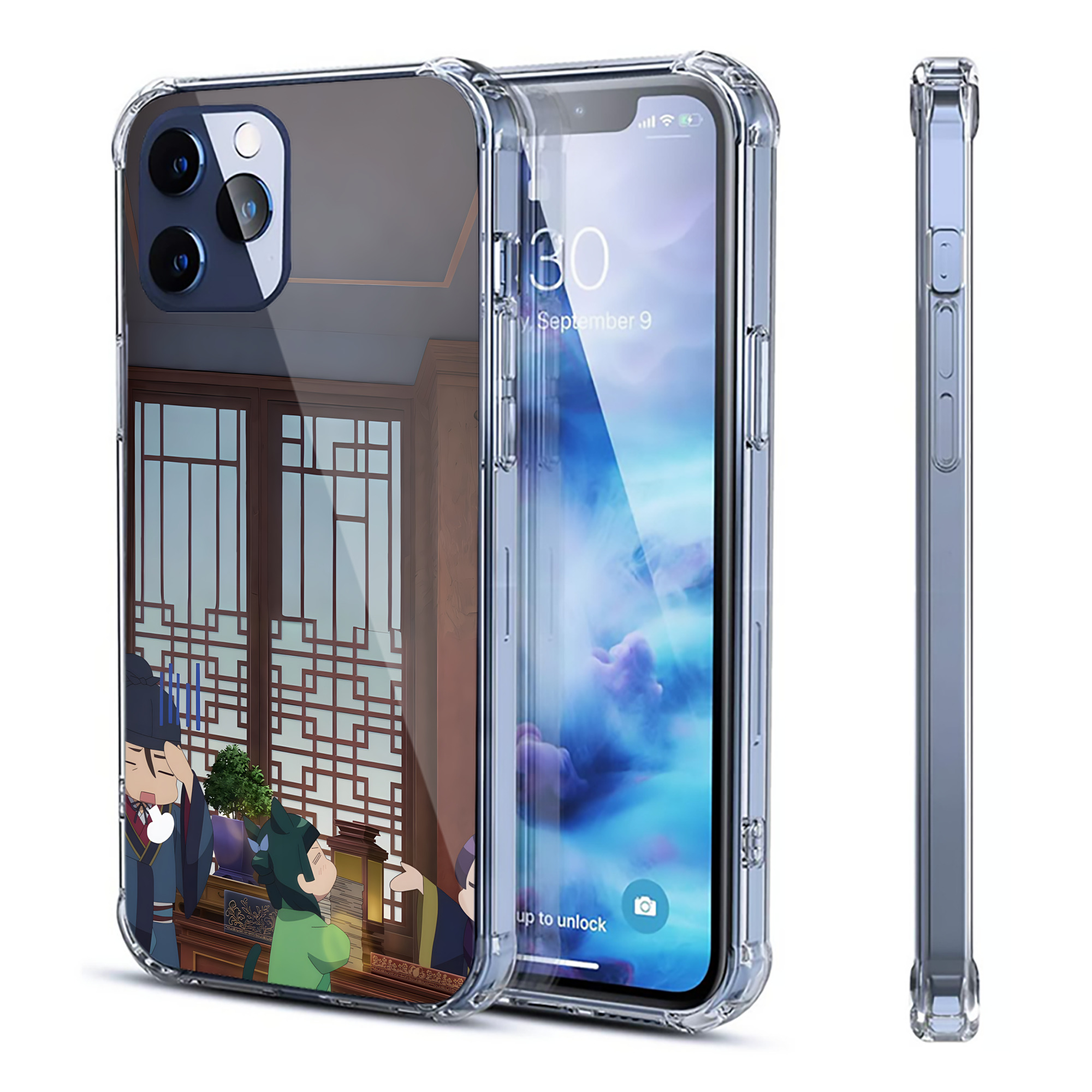 （画像用） 薬屋のひとりごと The Apothecary Diaries 【iPhone 12シリーズ対応】透明スマホケース（クリアソフトケース）